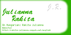 julianna rakita business card